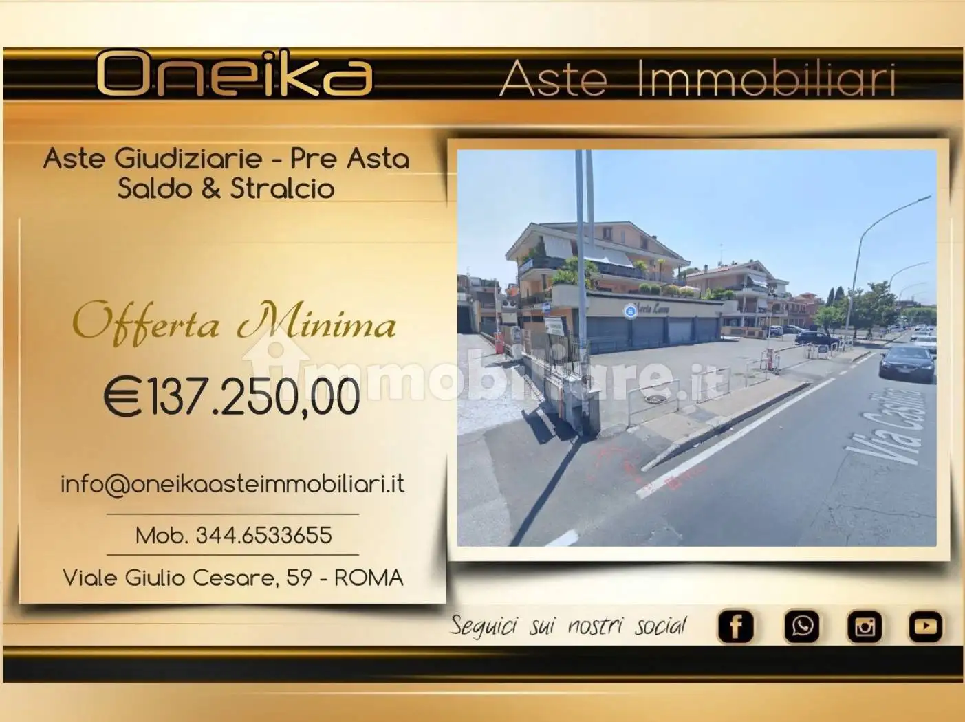 Appartamento in asta a Roma