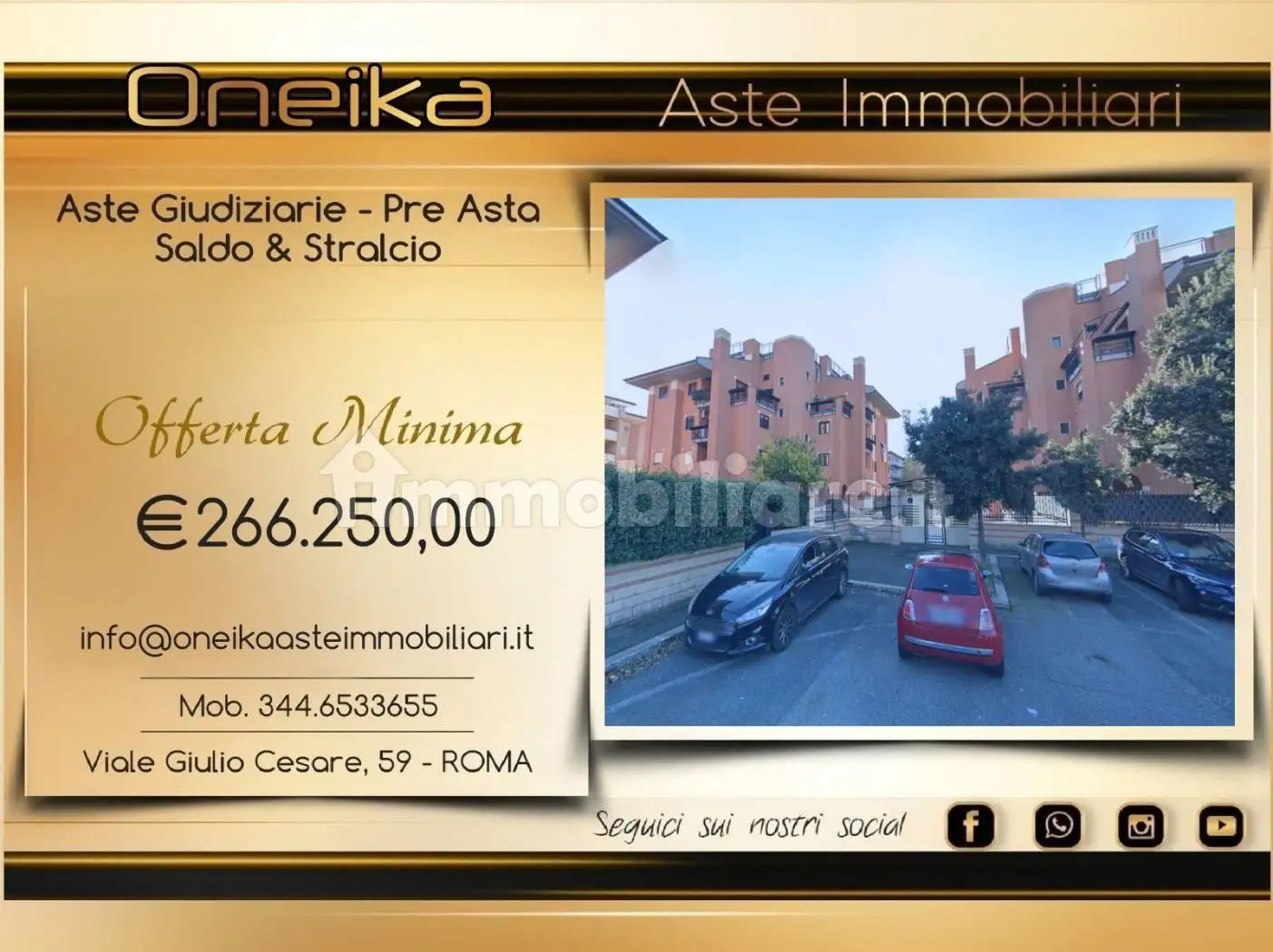 Appartamento in asta a Roma