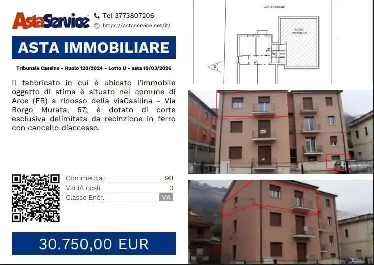 Appartamento in vendita a Arce