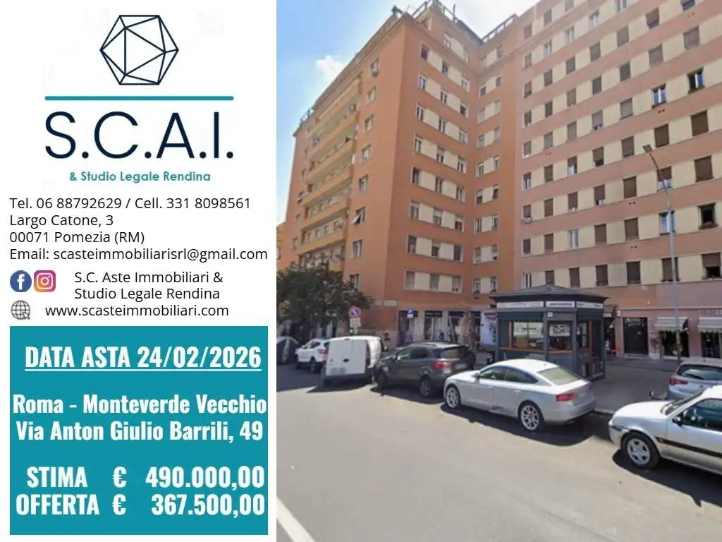 Appartamento in asta a Roma