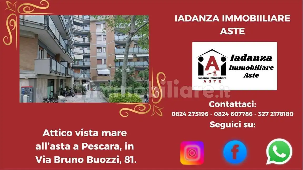 Attico - Mansarda in asta a Pescara