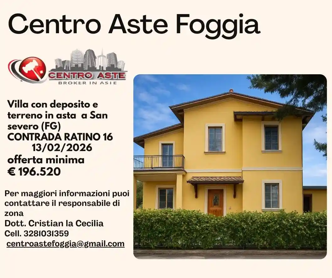 Villa in vendita a San Severo