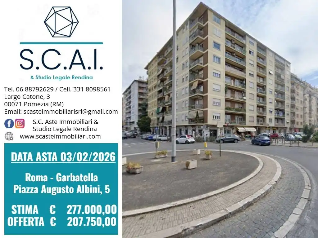 Appartamento in asta a Roma