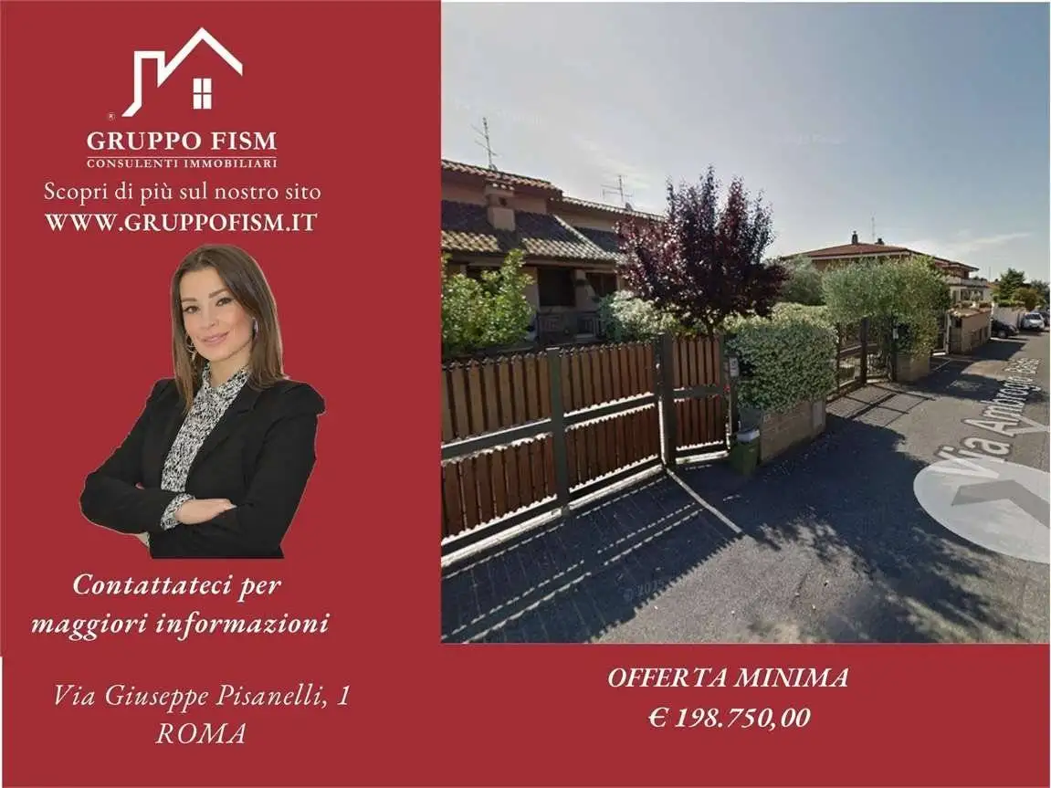 Villetta a schiera in asta a Roma