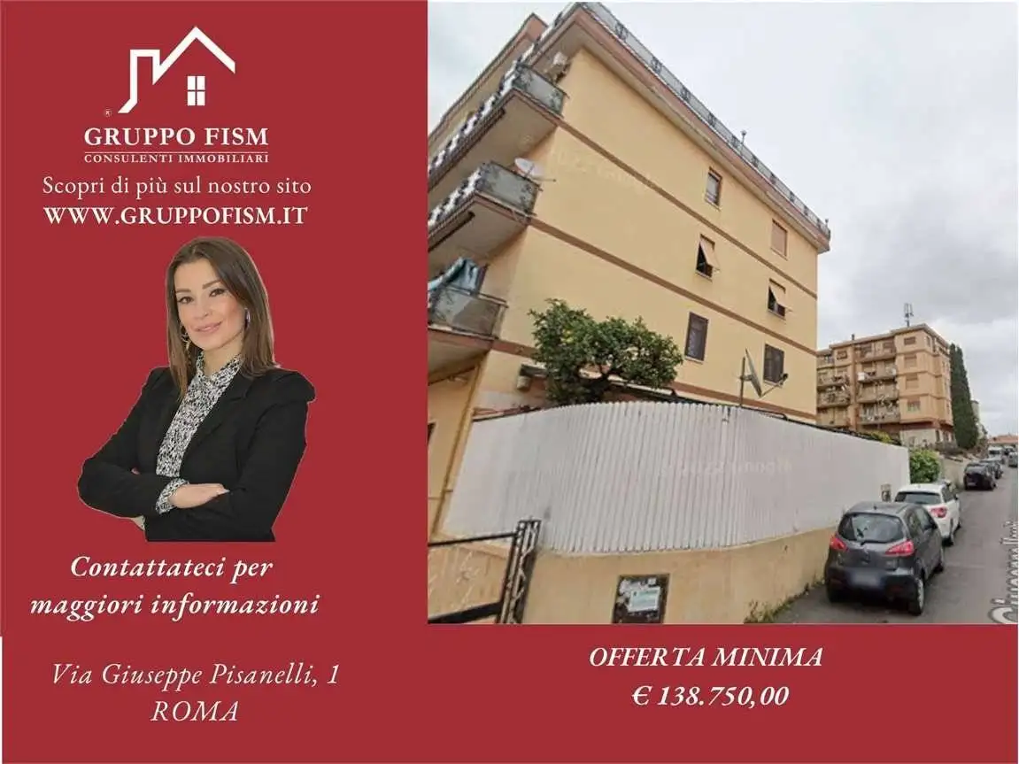 Villetta a schiera in asta a Roma