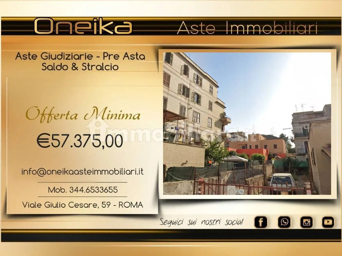 Appartamento in asta a Roma