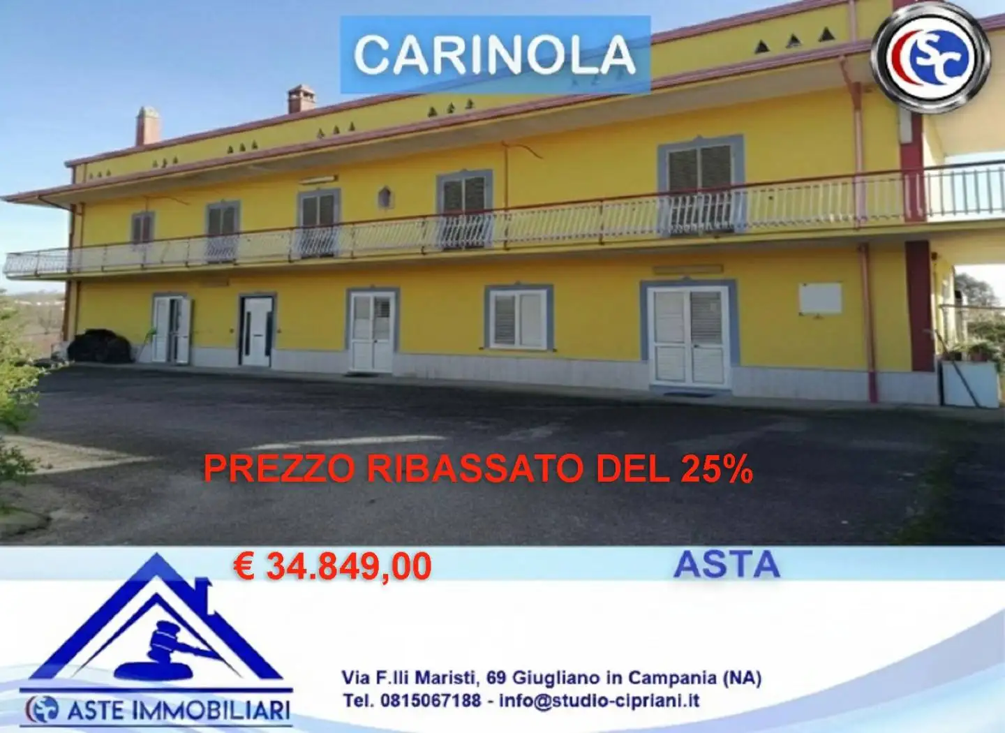 Appartamento in vendita a Carinola