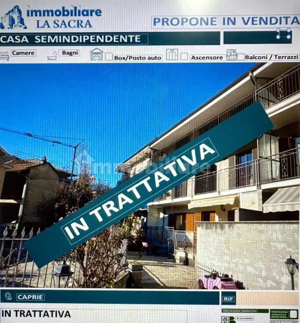Villa in vendita a Caprie