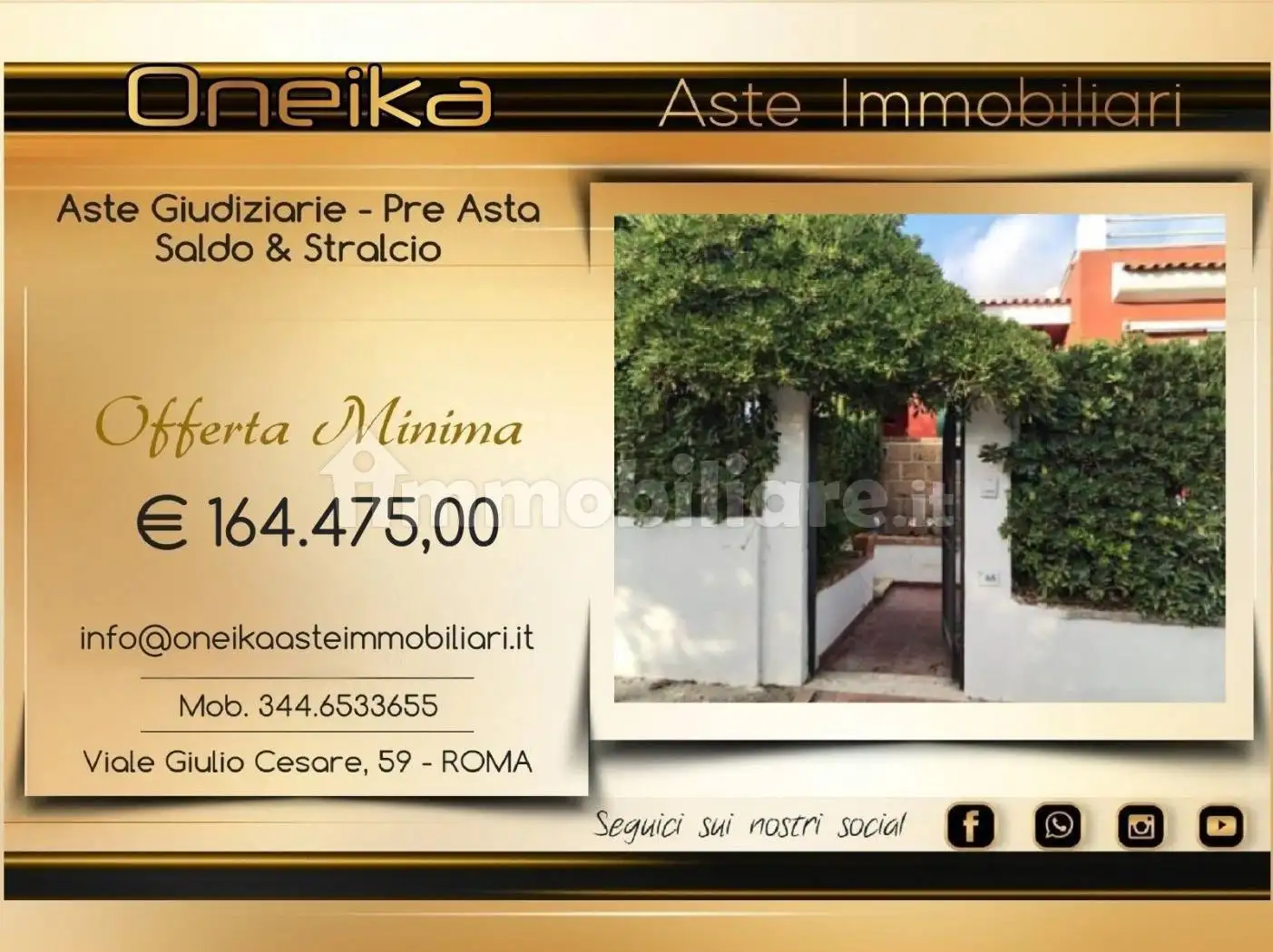 Appartamento in vendita a Cellole