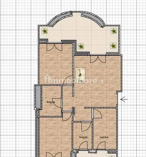 Appartamento in vendita a Roma