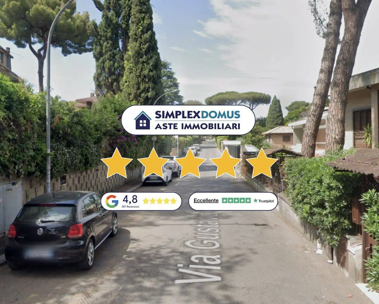 Villa in asta a Roma