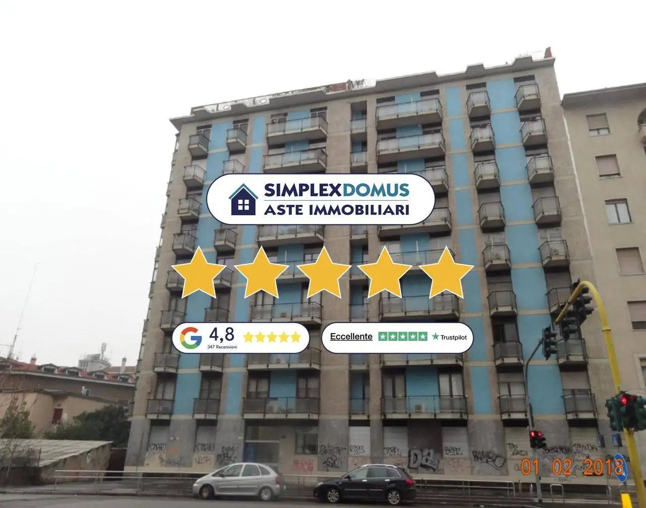 Appartamento in asta a Milano