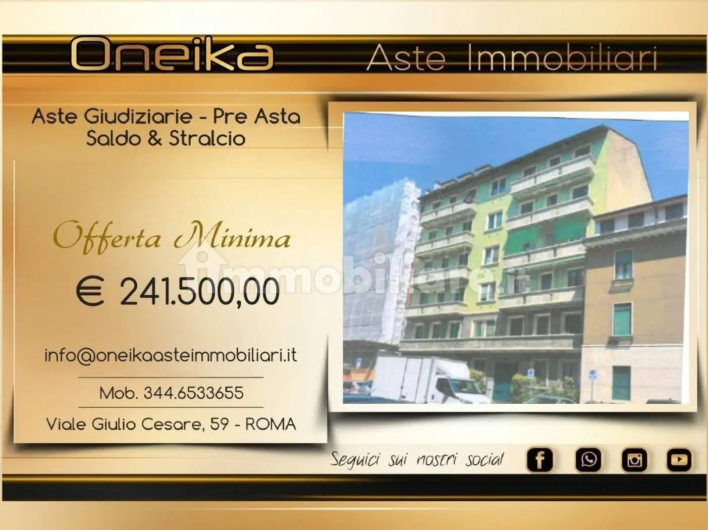 Appartamento in asta a Milano