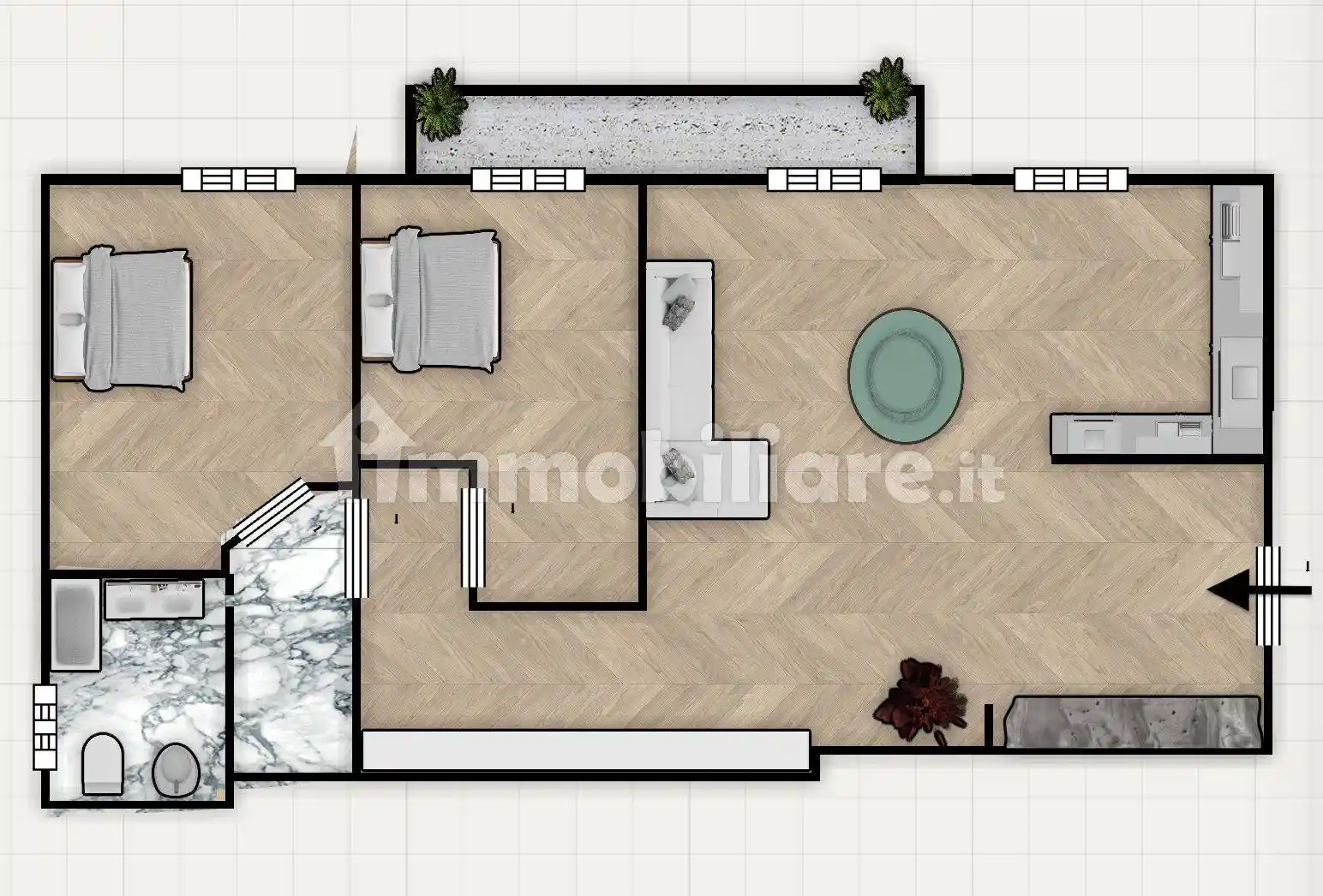 Trilocale via Elba, Washington, Milano - foto 2