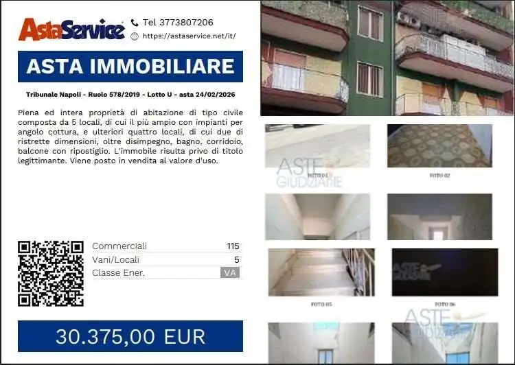 Appartamento in vendita a Napoli