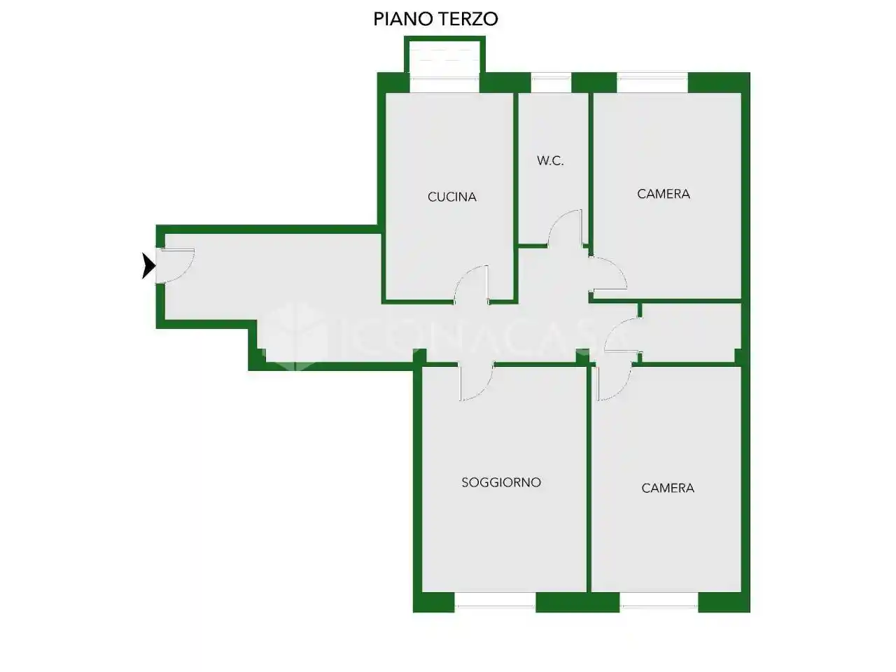 Trilocale via Alfredo Cappellini 23, Centrale, Milano - foto 5
