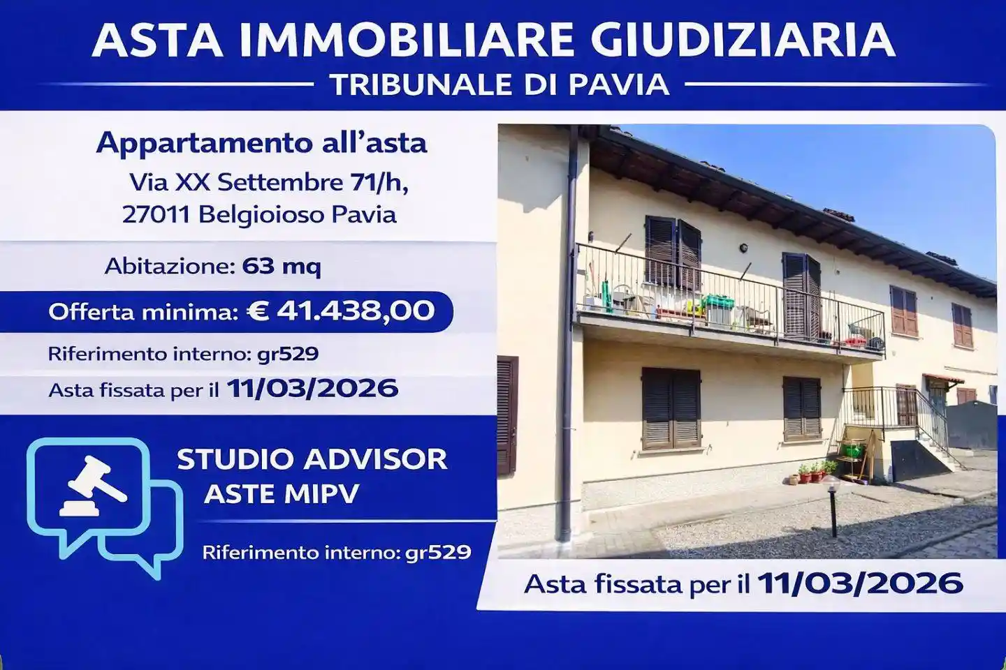 Appartamento in vendita a Belgioioso