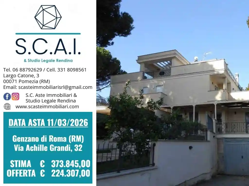 Villa in vendita a Genzano di Roma