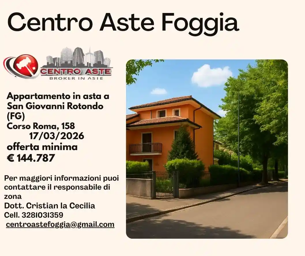 Appartamento in vendita a San Giovanni Rotondo