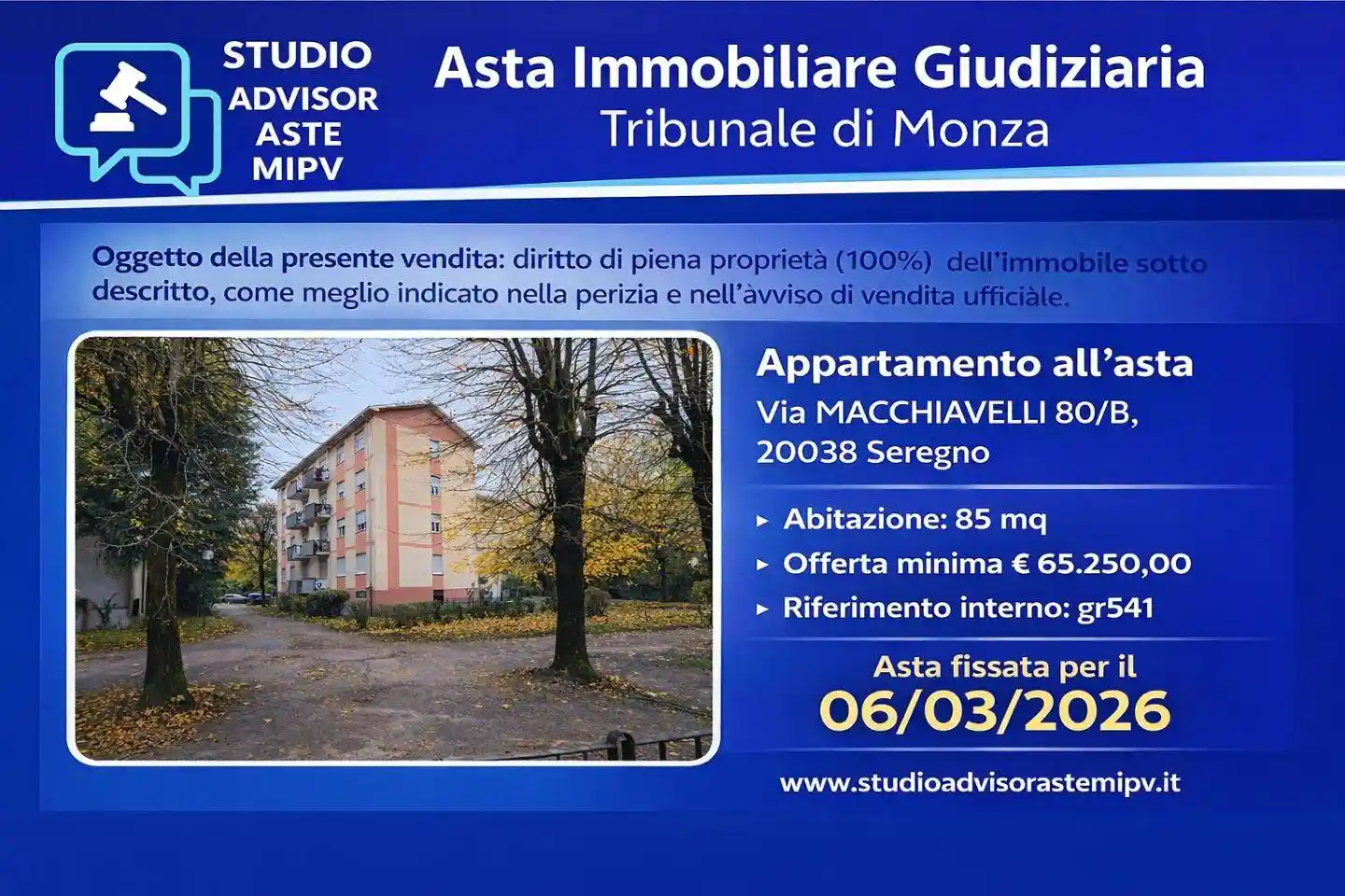 Appartamento in vendita a Seregno