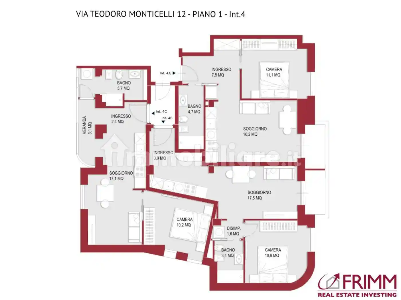Appartamento in vendita a Roma