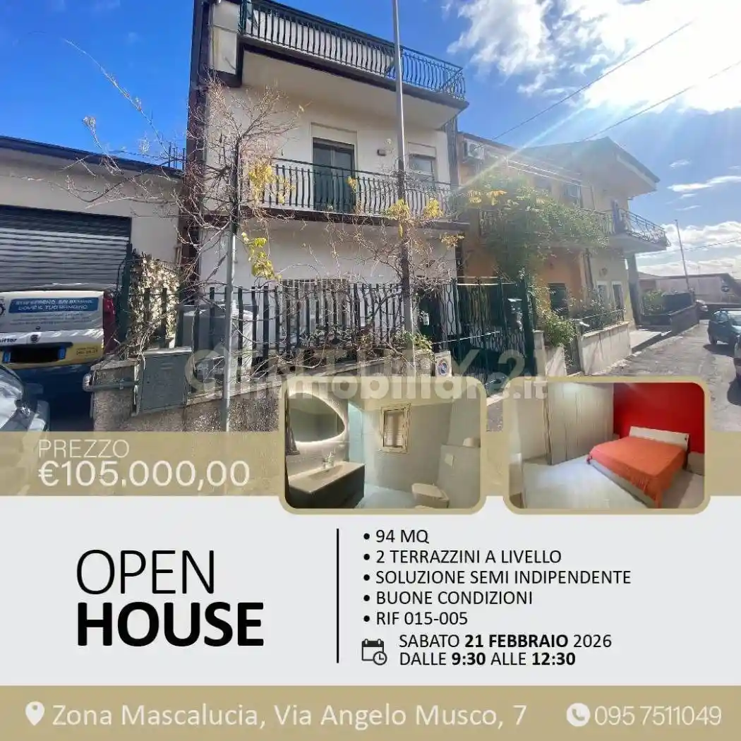 Villetta a schiera in vendita a Mascalucia