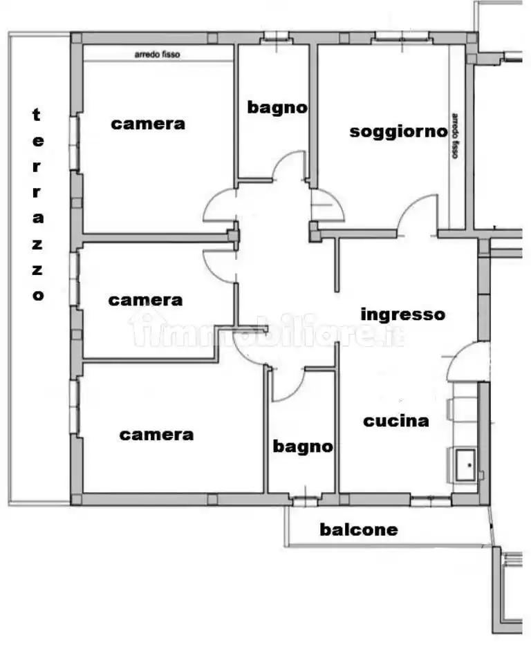 Appartamento in affitto a Vedano al Lambro