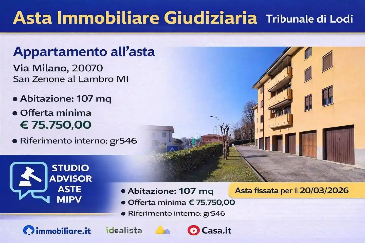 Appartamento in vendita a San Zenone al Lambro