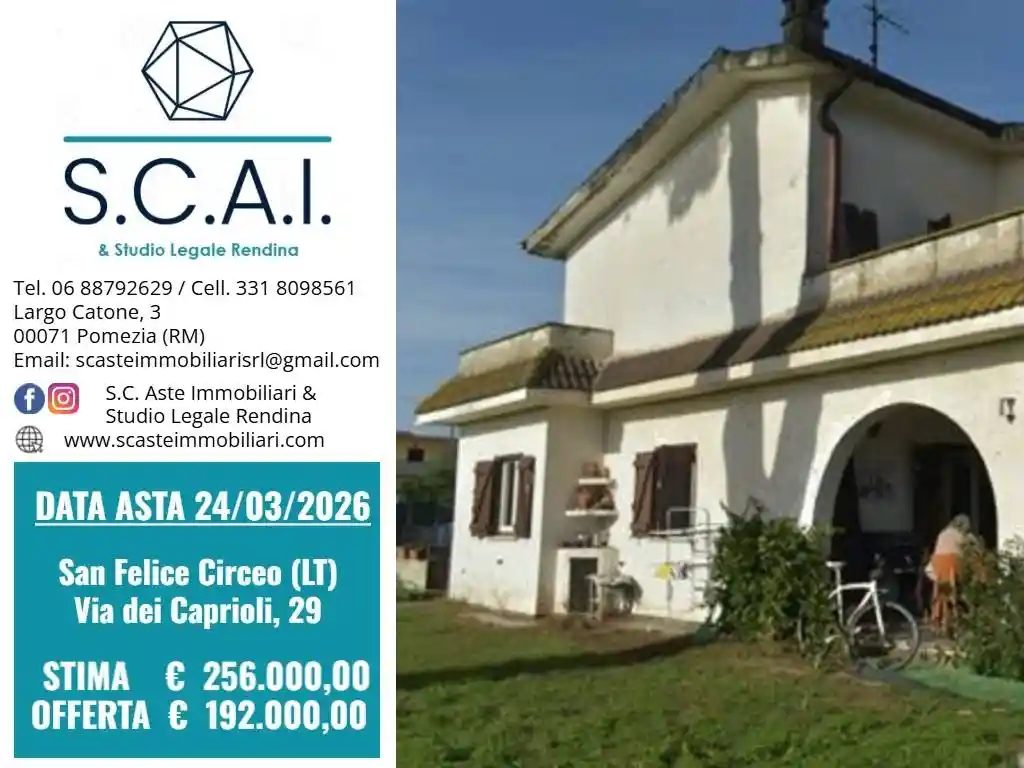 Villa in vendita a San Felice Circeo