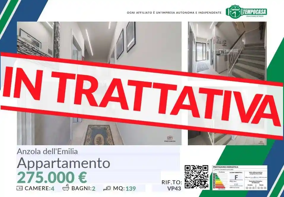 Appartamento in vendita a Anzola dell'Emilia