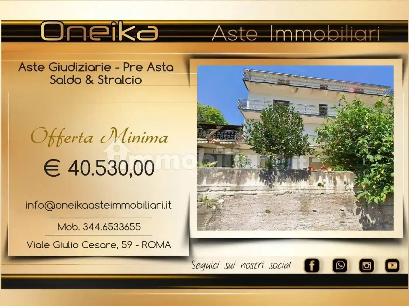 Appartamento in vendita a Villa Santa Lucia