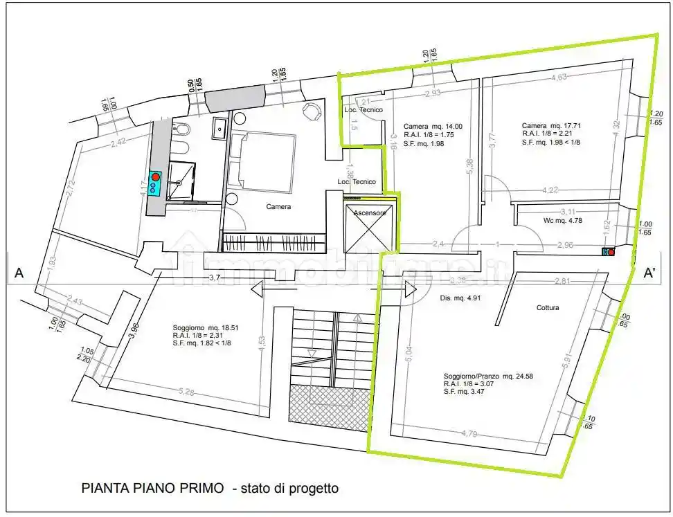 Appartamento in vendita a Massa