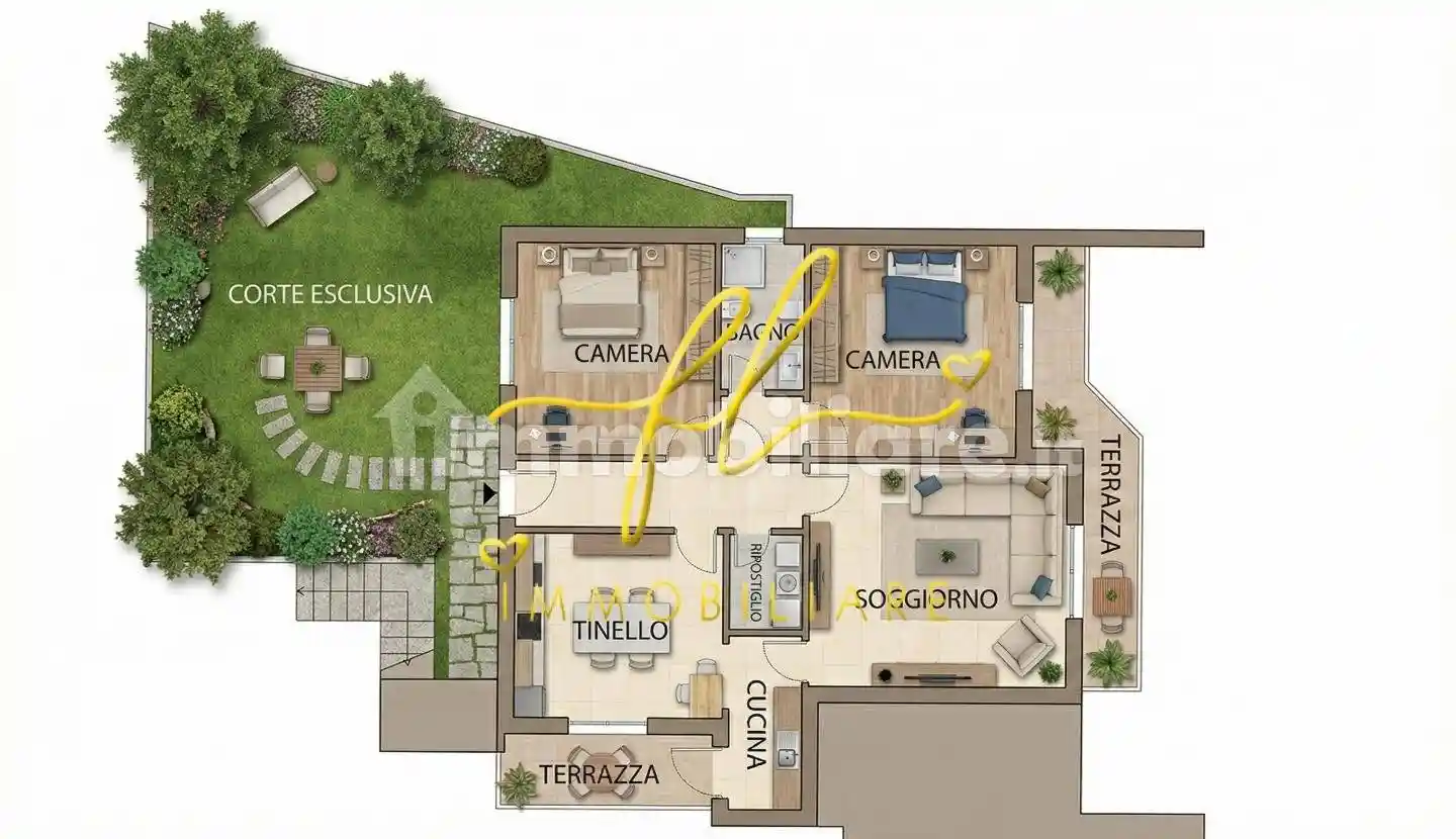 Appartamento in vendita a Montescudaio