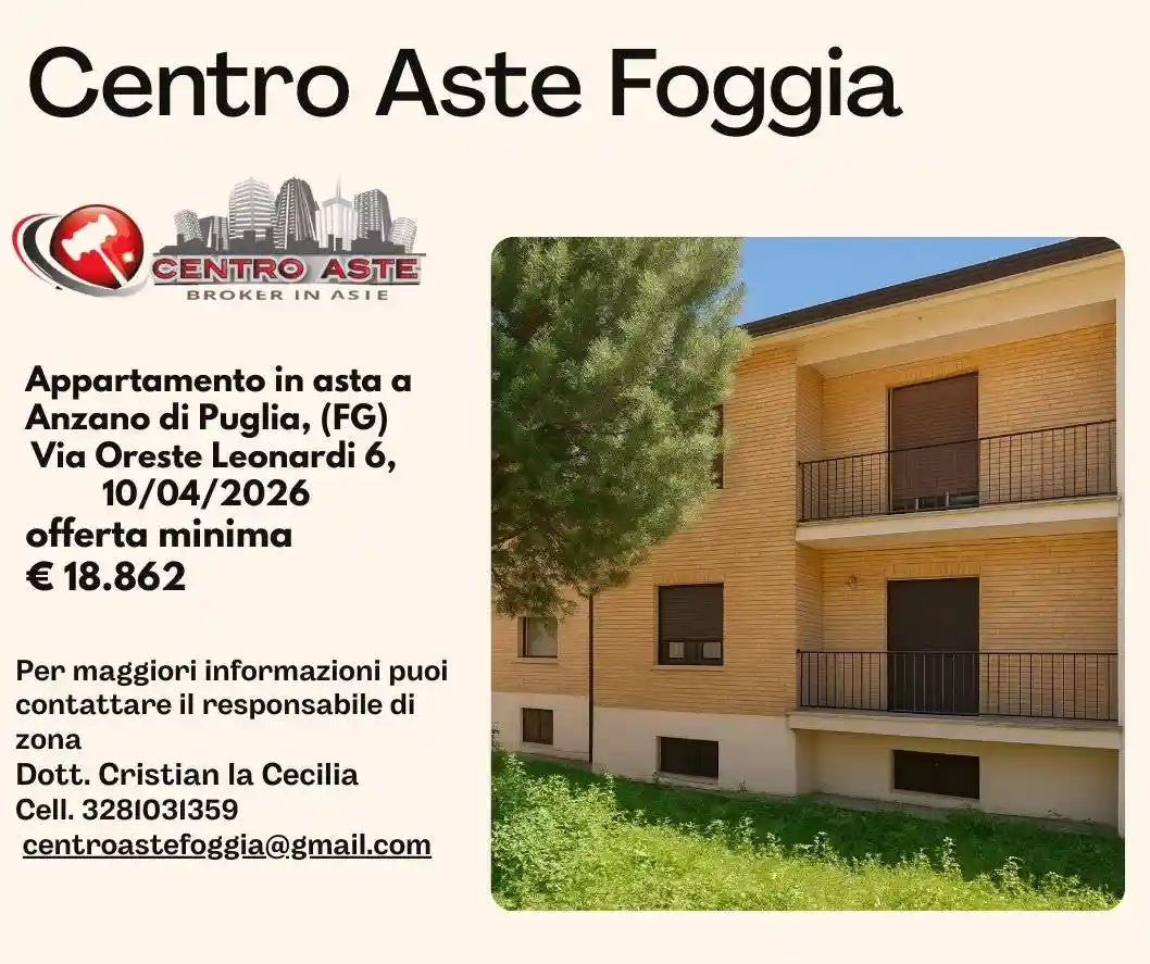Appartamento in vendita a Anzano di Puglia