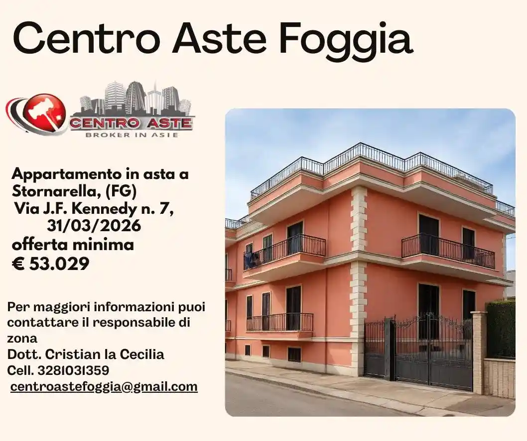 Appartamento in vendita a Stornarella