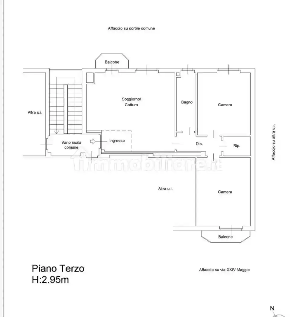 Appartamento in vendita a Vaprio d'Adda