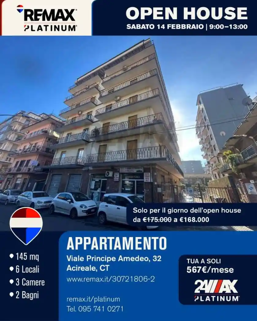 Appartamento in vendita a Acireale