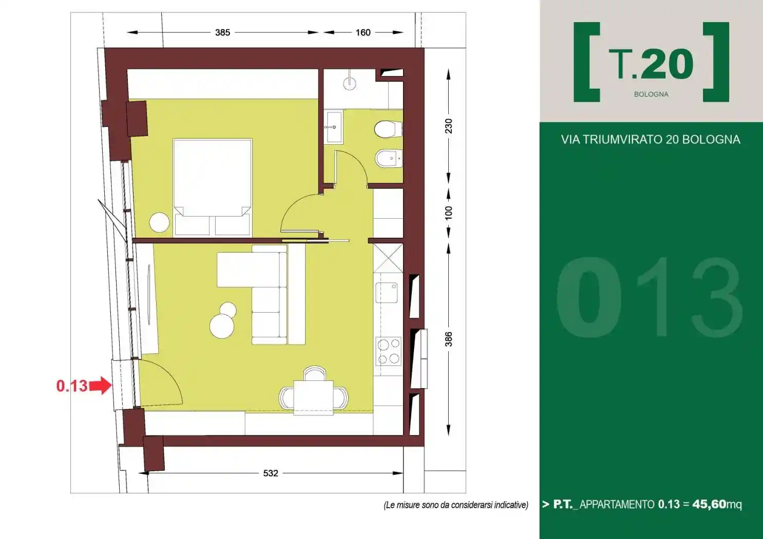 Appartamento in vendita a Bologna