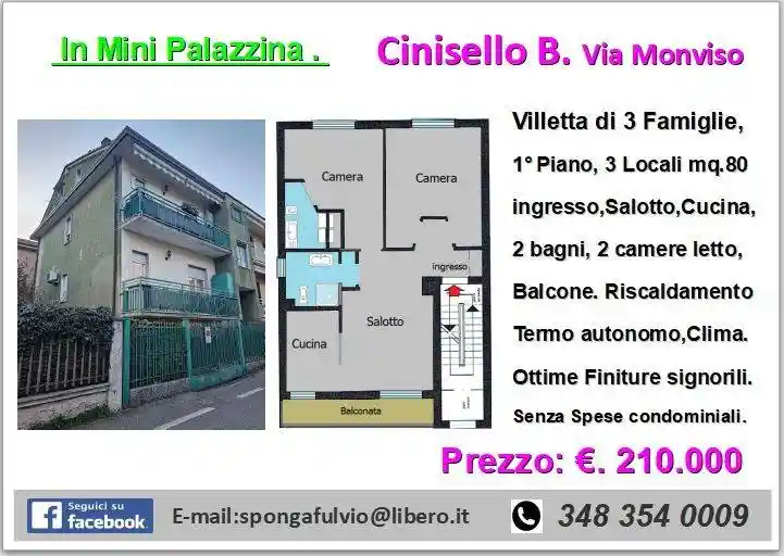 Appartamento in vendita a Cinisello Balsamo