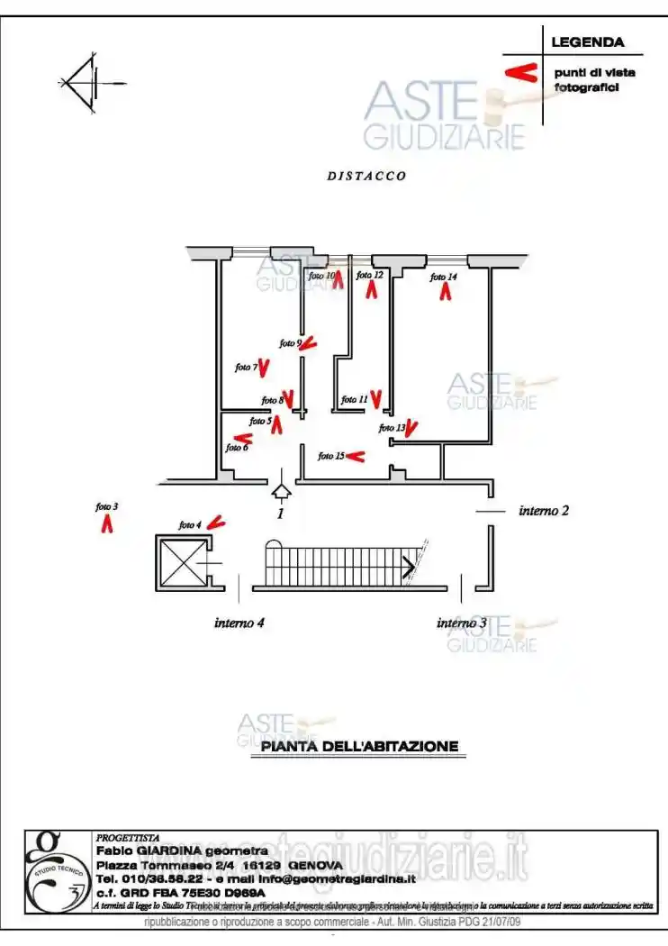 Appartamento in vendita a Genova