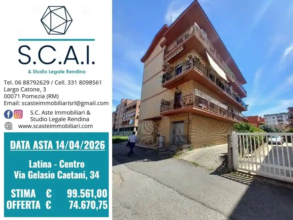 Appartamento in vendita a Latina