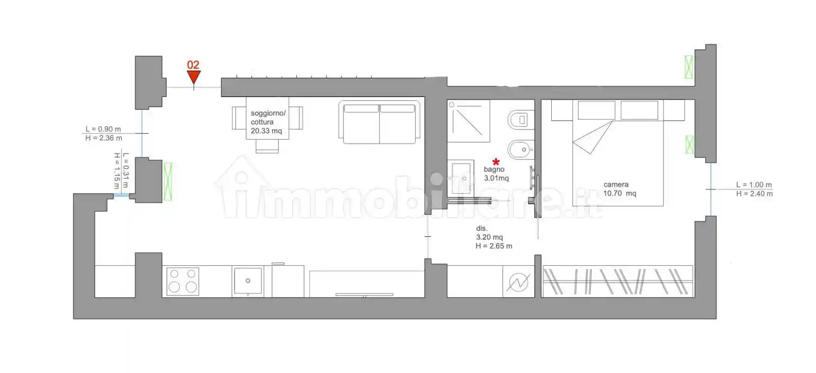 Appartamento in vendita a Milano