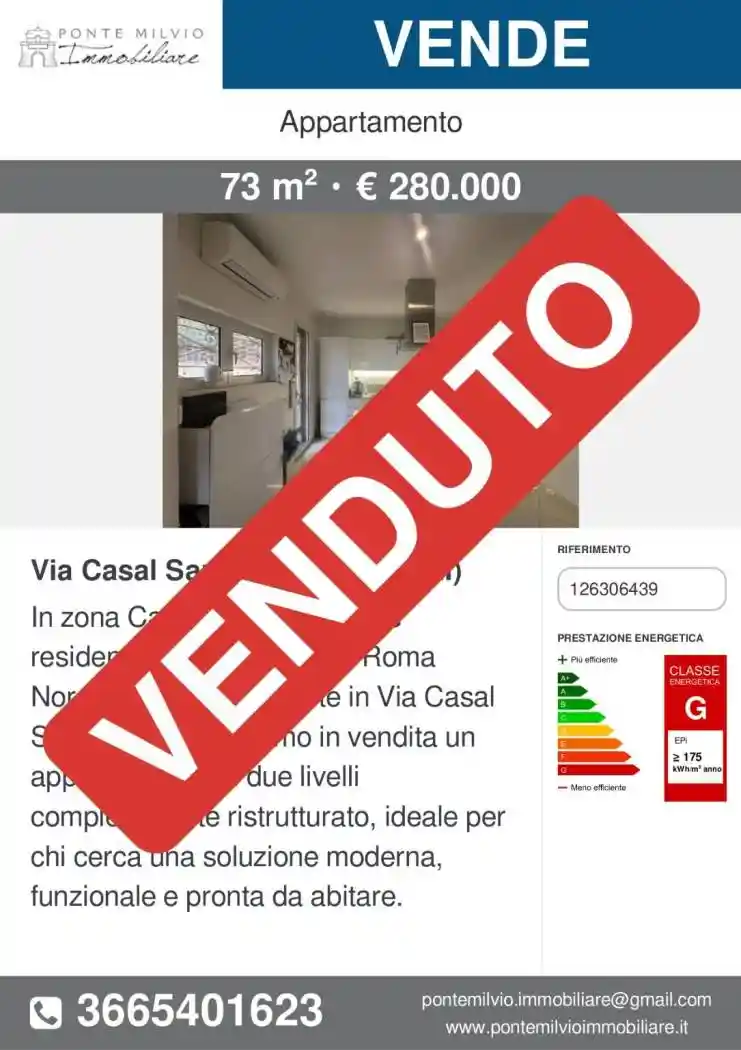 Appartamento in vendita a Roma