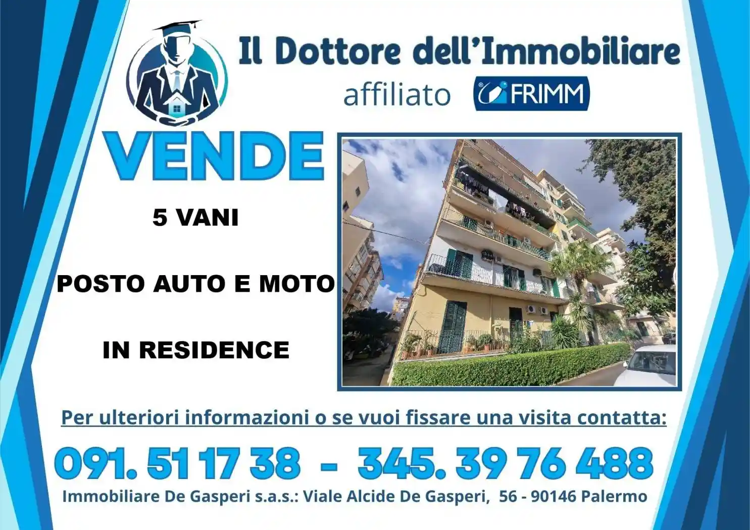 Appartamento in vendita a Palermo