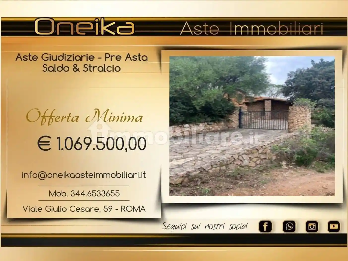 Villa in vendita a Trinità d'Agultu e Vignola