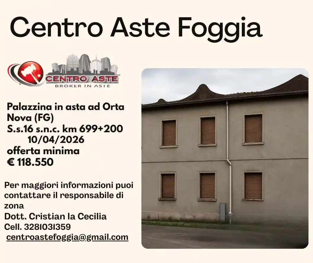 Palazzo - Stabile in vendita a Orta Nova