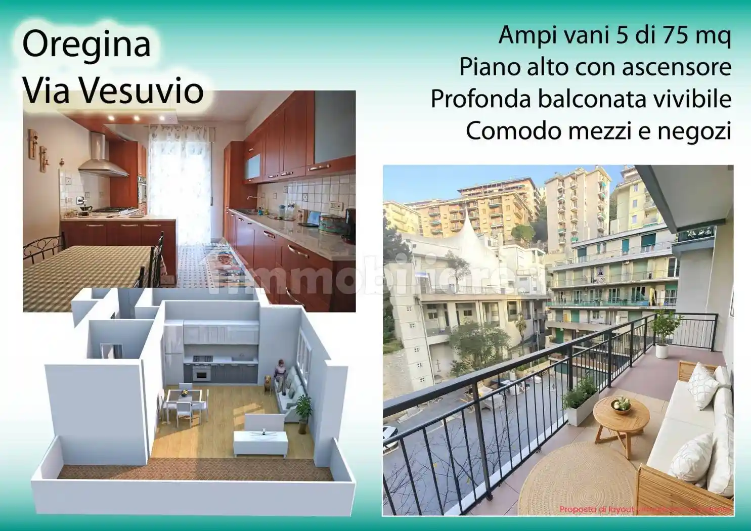 Appartamento in vendita a Genova