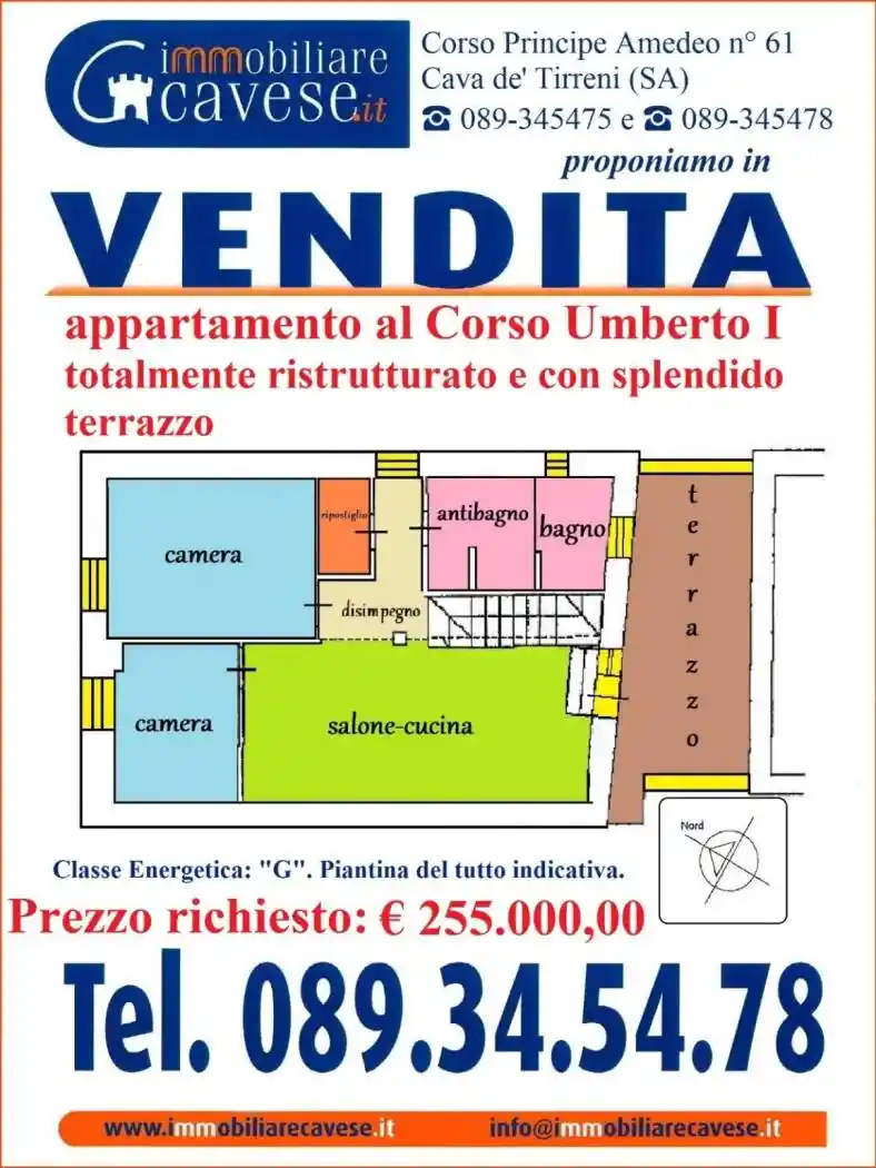 Appartamento in vendita a Cava de' Tirreni