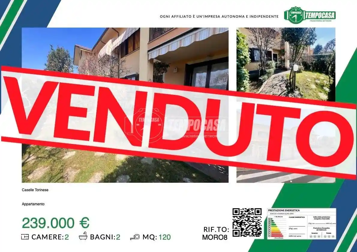 Appartamento in vendita a Caselle Torinese