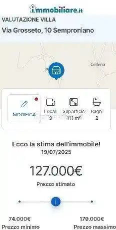 Villa in vendita a Semproniano